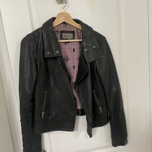Aritzia leather jacket